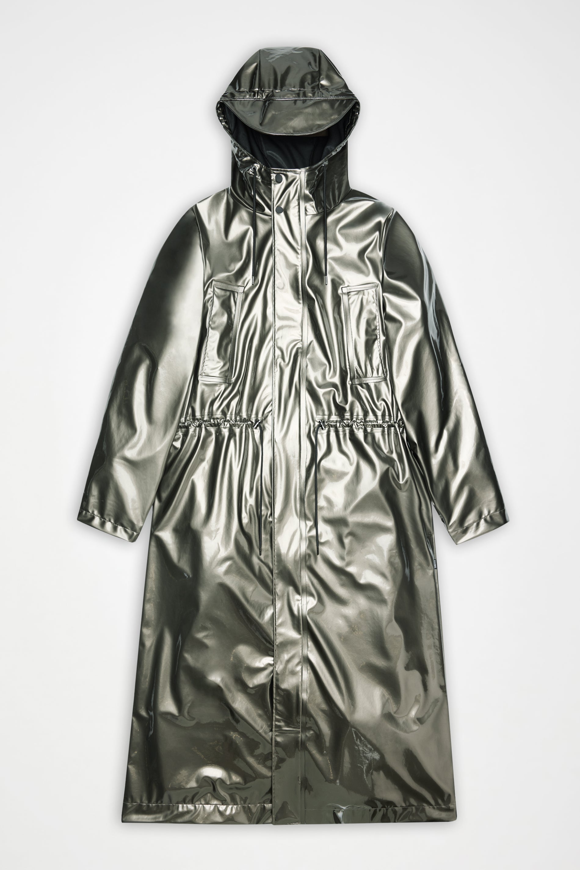 Chaqueta más larga con diseño audaz