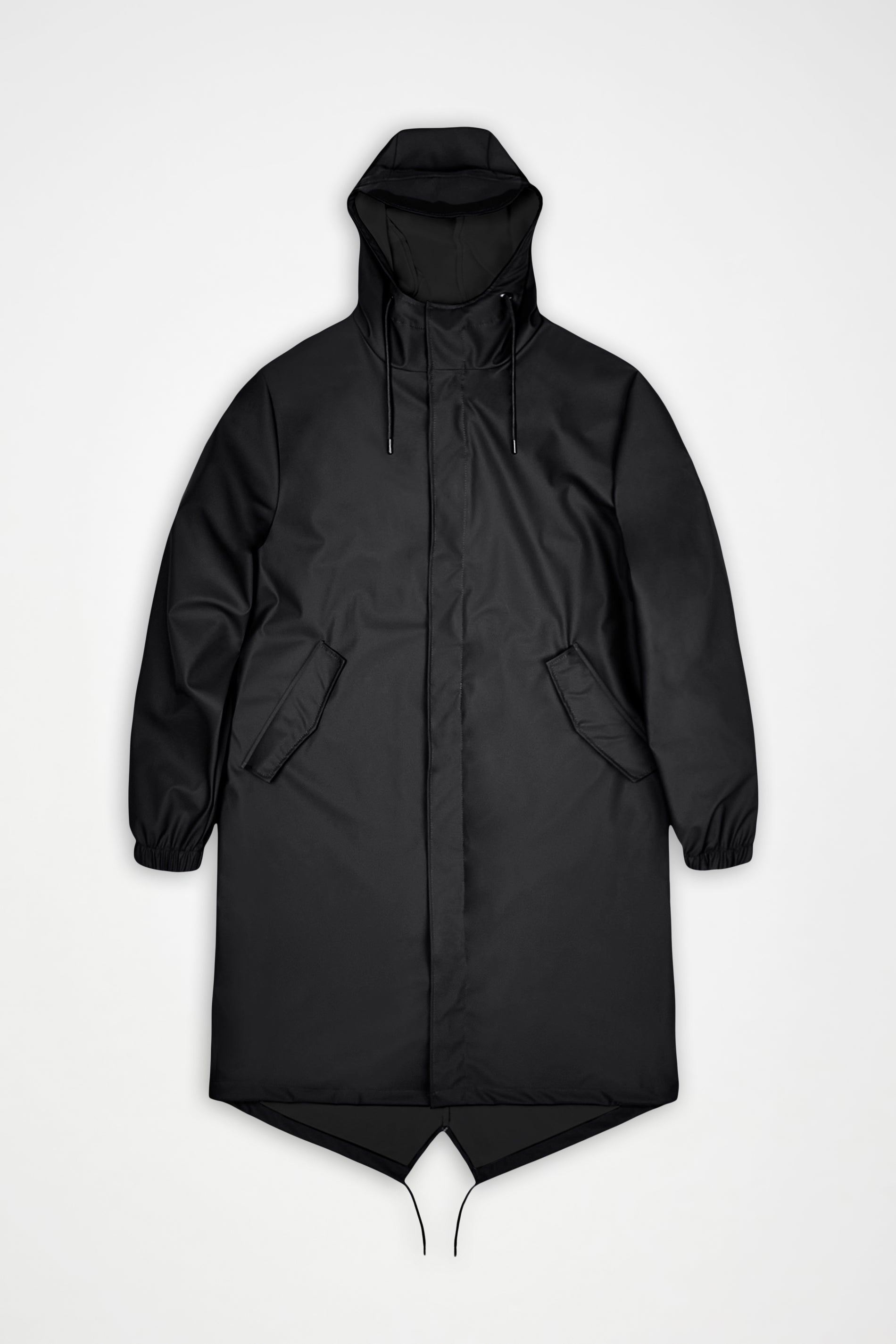 Parka con cola de pescado